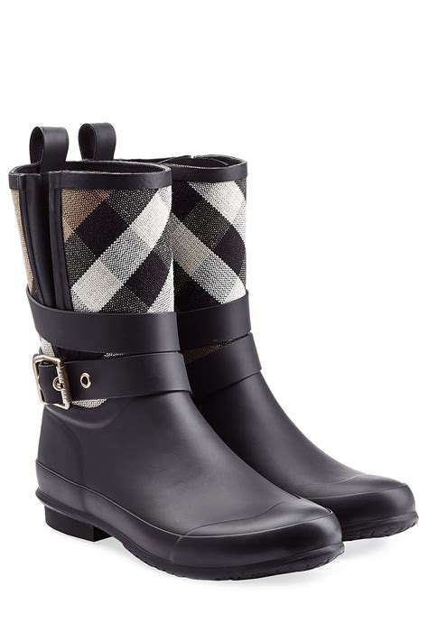 women's burberry rain boots